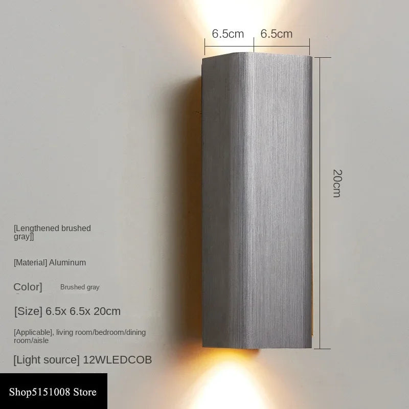 GlowLuxe - Stylish LED Wall Lamp for Bedroom
