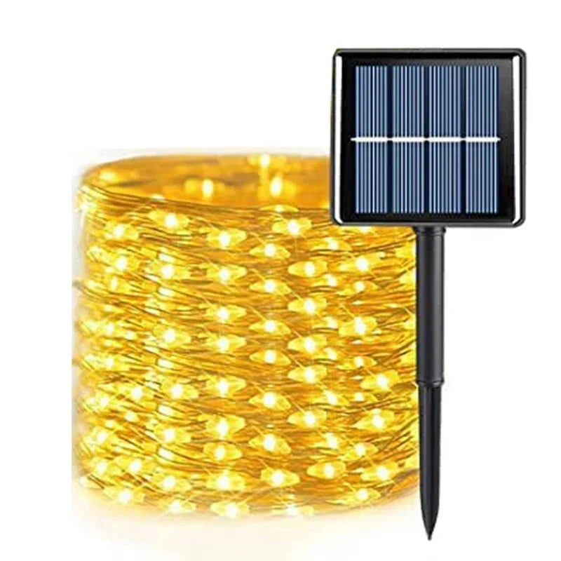 LumiereSolaire String Lights - Enchanting Solar Outdoor Lighting