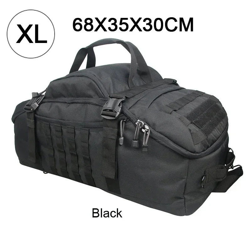 TrailTrek - Rugged Tactical Duffle Bag and Backpack