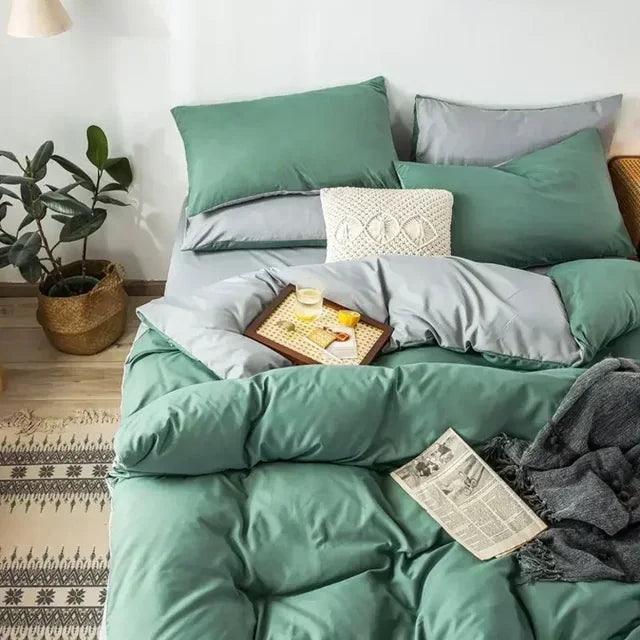 DuoDream Duvet - Stylish Reversible Duvet Cover for Comfort