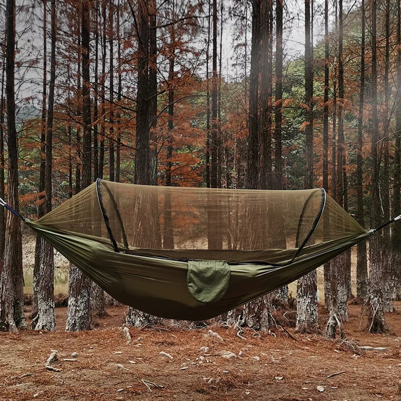 HammockPro – Hammock with Mosquito Net and Anti-Roll-Over
