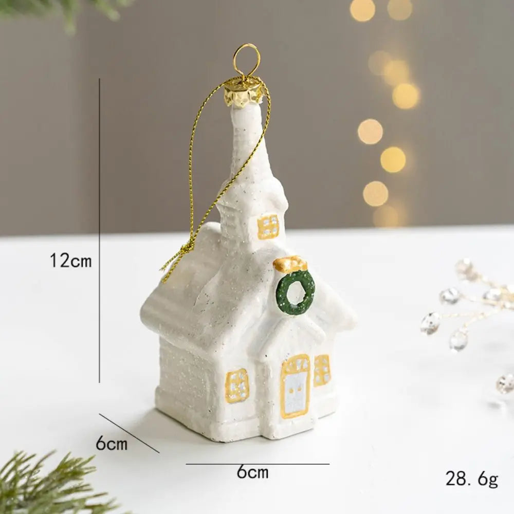 CharmingSnow Christmas Decorations – Enchanting Ceramic Christmas Hanging Decorations