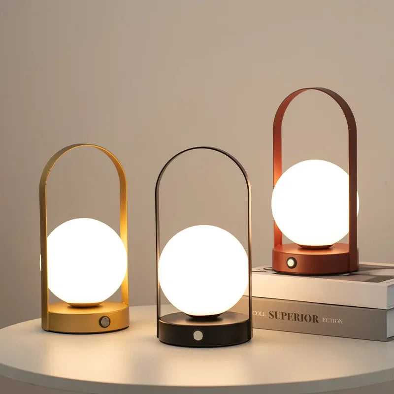 FlexiGlow – Rechargeable Outdoor LED Table Lamp