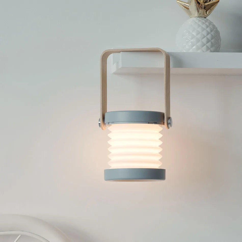 CompactGlow – Elegant Foldable LED Desk Lamp for Home and On the Go