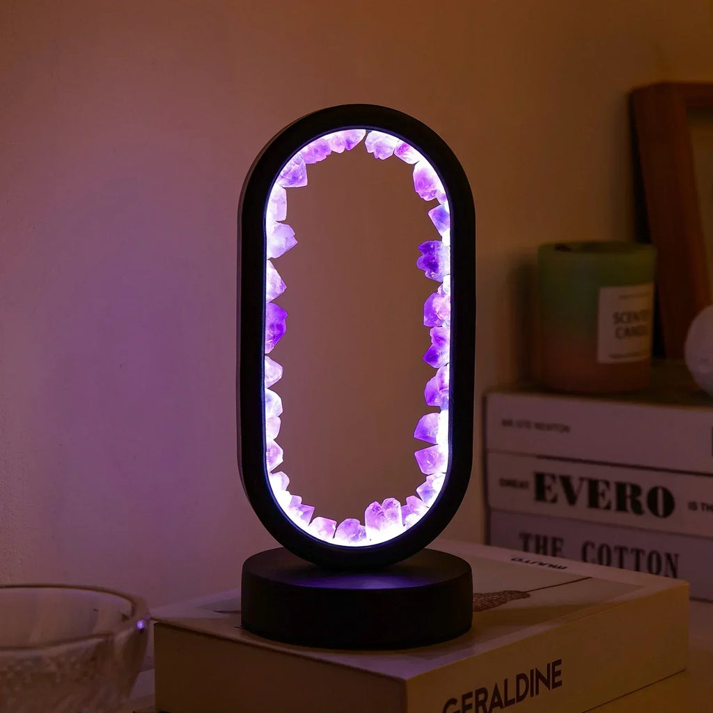 Amethystique – Elegant Natural Crystal Lighting