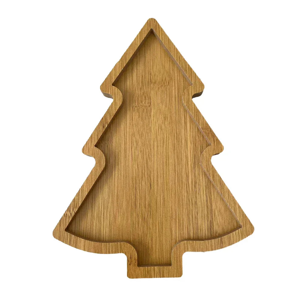 FestiveTree Board - Unique Wooden Serving Board for Holidays