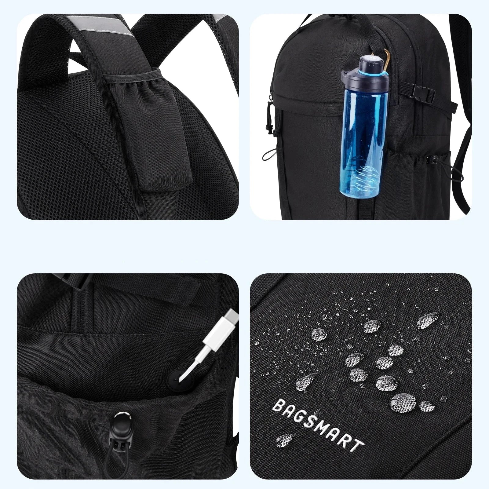 VersaPack Backpack - Stylish Water-Repellent Backpack 27L