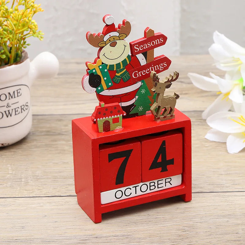 JoyfulCountdown Tree - Playful Wooden Christmas Tree