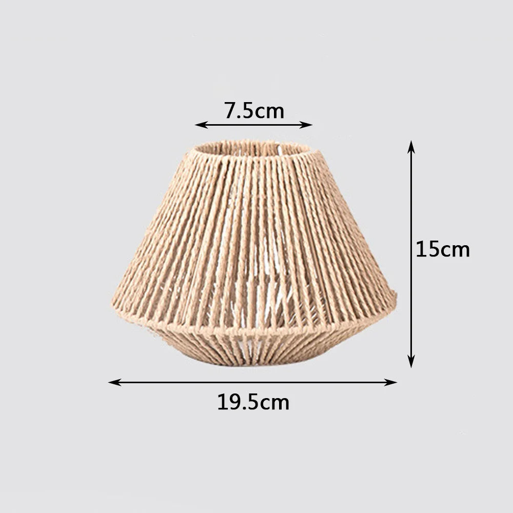 Rattan Pendant Light - Elegant Rattan Pendant Light with Geometric Design for Atmospheric Lighting