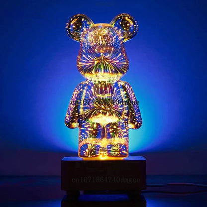 StarBear - Enchanting 3D Fireworks Effect Lamp