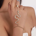 SerpentElegance – Luxury Snake Bracelet and Ring Set