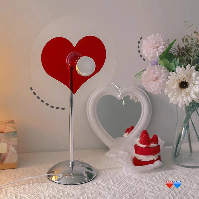 LoveLight – Heart-Shaped LED Lamp for Romantic Lighting