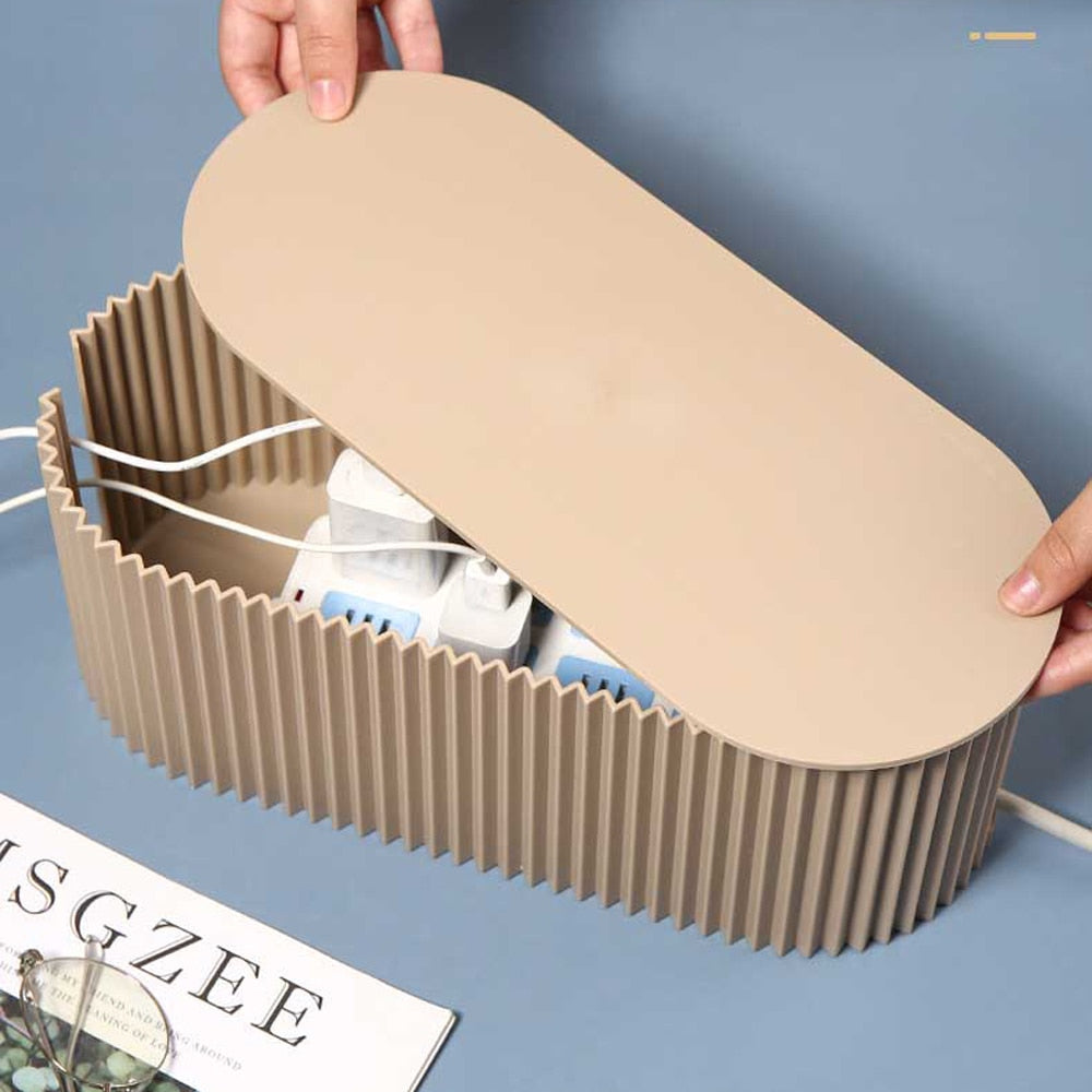 StorageMaster Box - Stylish Organizer for Cables and Adapters