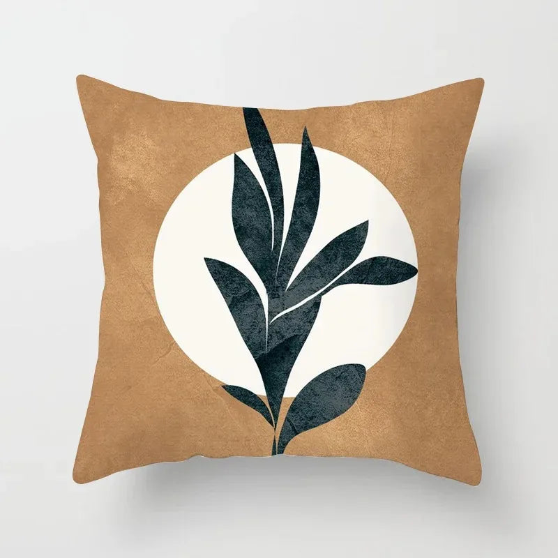 VelvetHaven Cushion Cover - Stylish Botanical Cushion Cover for a Fresh Interior Makeover
