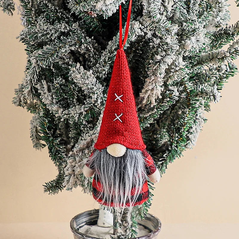 Festive Plush Gnomes with Jingle Bells & Holly