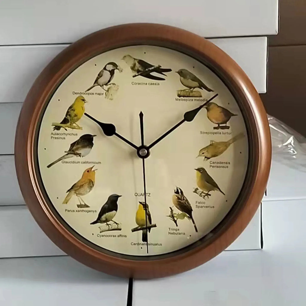 BirdSong Clock – 10 Inch Wall Clock for Stylish Interiors