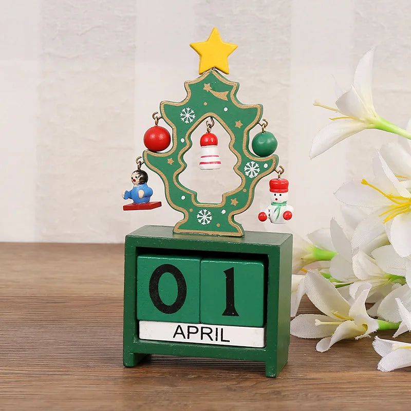 JoyfulCountdown Tree - Playful Wooden Christmas Tree
