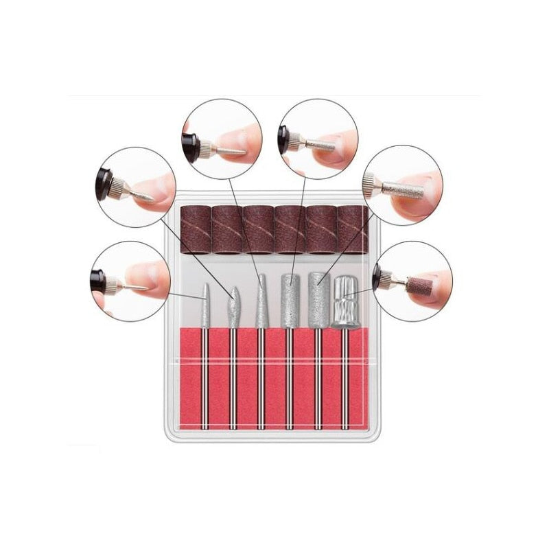 NailPerfect - Professional 6-in-1 Electric Nail File