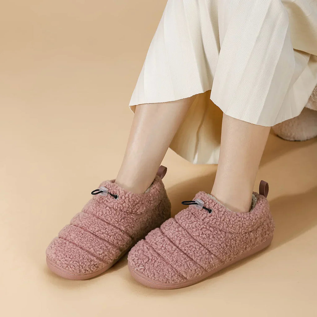 CloudWalk Slippers - Stylish Plush Non-Slip Slippers for Ultimate Winter Comfort