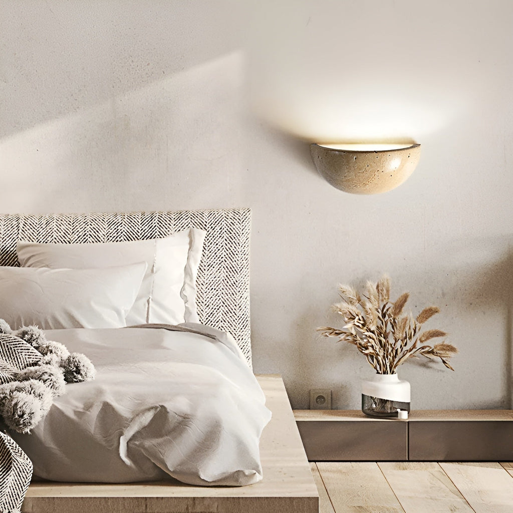 Elegant Wabi-Sabi LED Wall Light – Korzito Wall Lamp