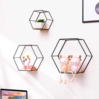 HexaShelf - Stylish Hexagonal Wall Decoration for Your Stuff