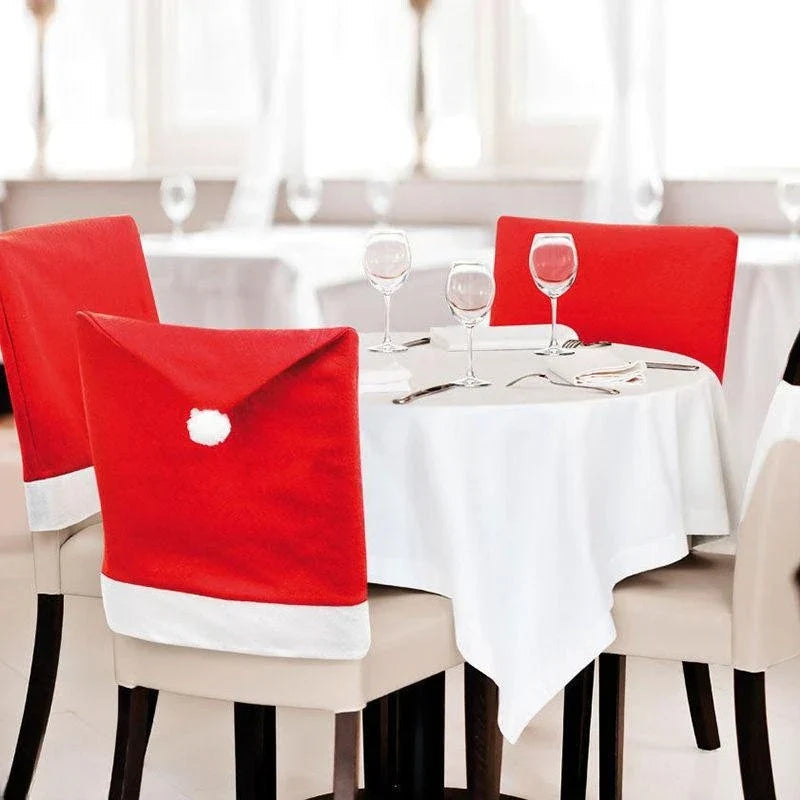 Festive Christmas Cover Chair Covers - for a Sparkling Table Setting