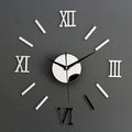 RomanTime 3D Clock - Modern DIY Wall Decoration