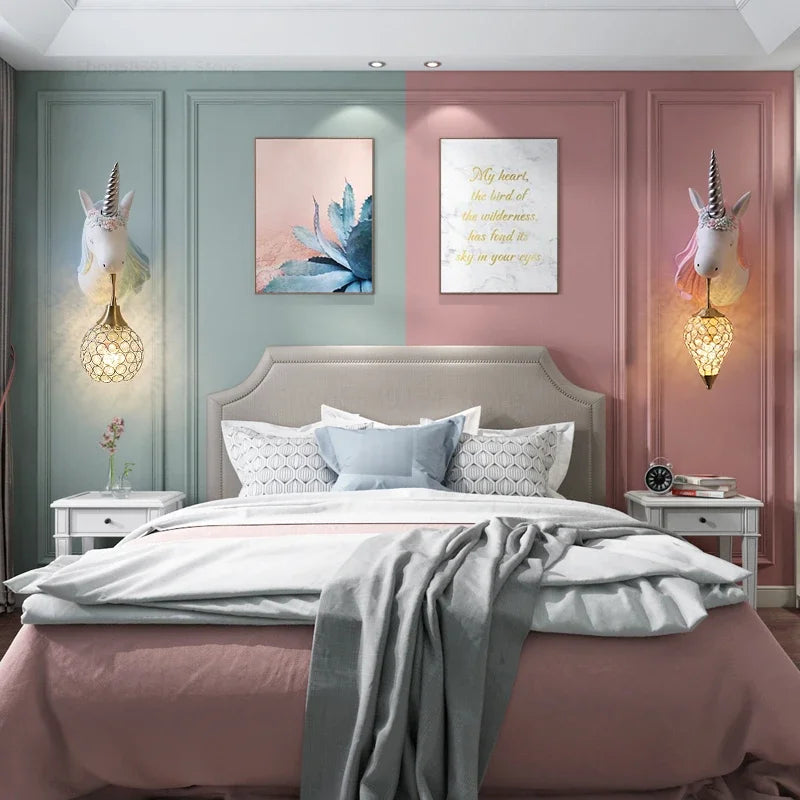 UnicornLight – Playful Wall Lamp for Children's Room