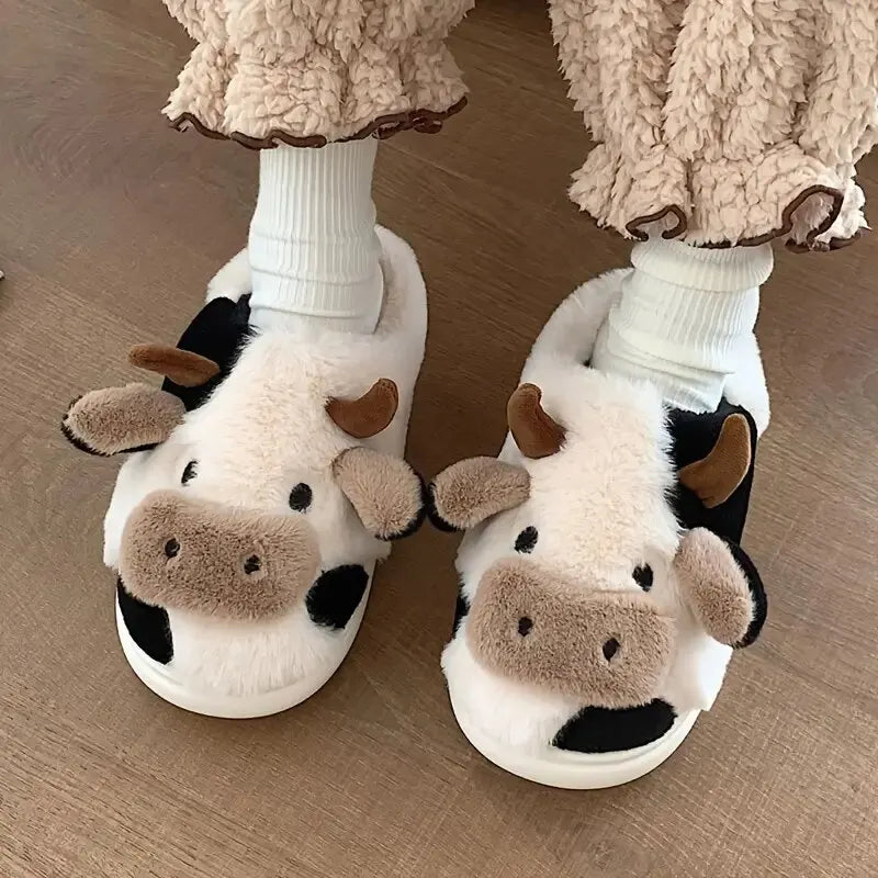 ComfortCow Slippers - Playful Slippers for Cozy Winter Days