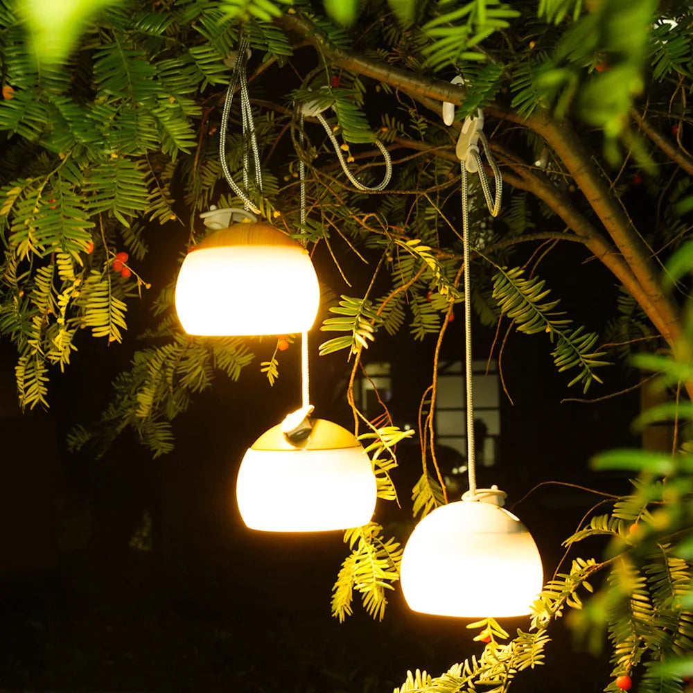 CampGlow - Retro Rechargeable Camping Lantern with USB