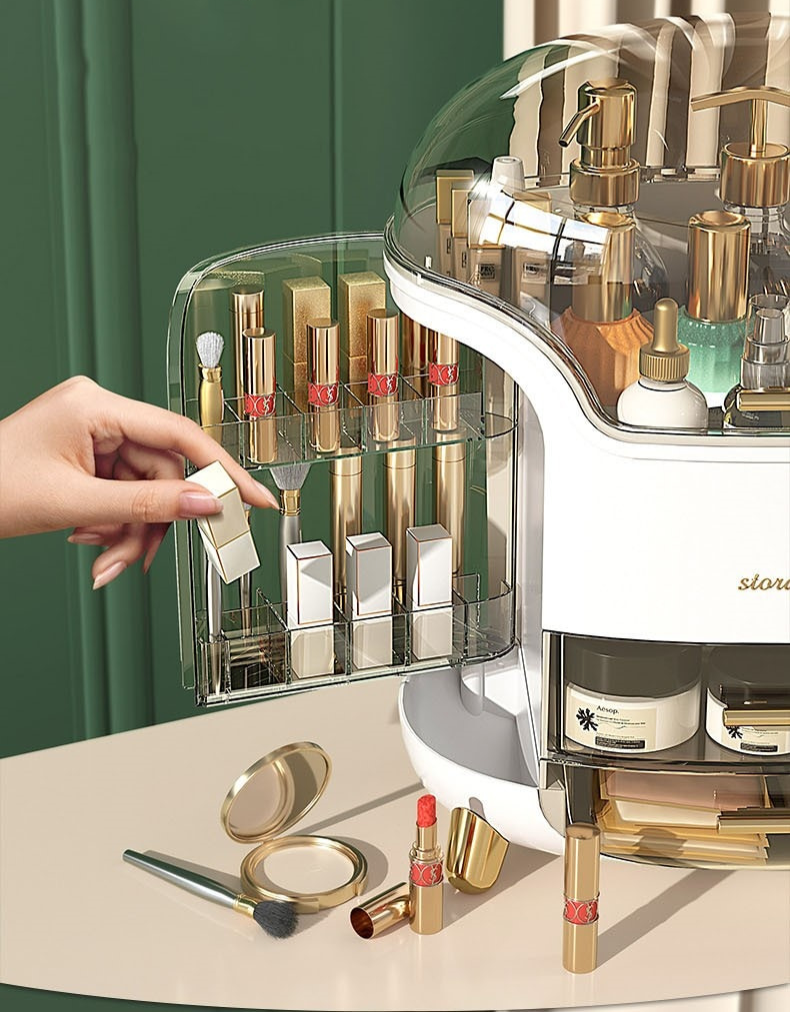 BeautyEssence Organizer – Stylish Makeup Storage for You