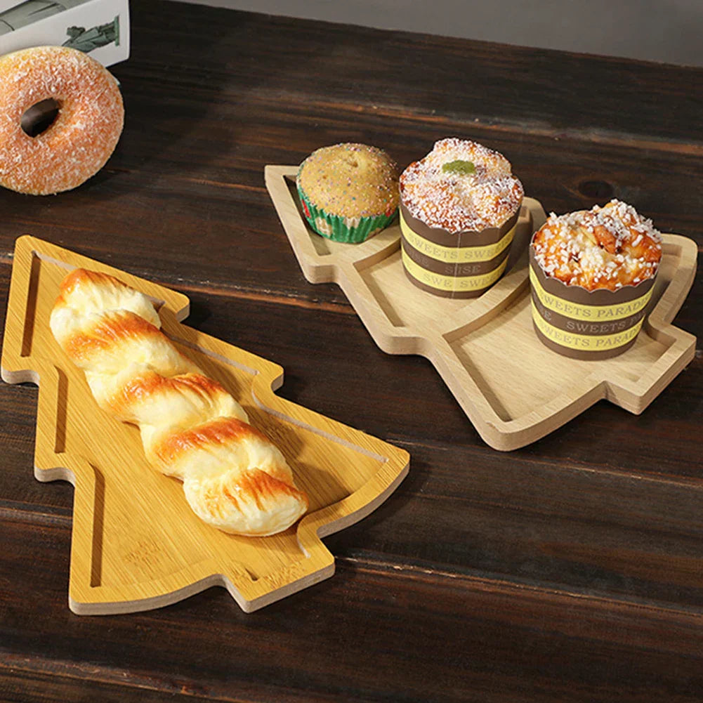 FestiveTree Board - Unique Wooden Serving Board for Holidays