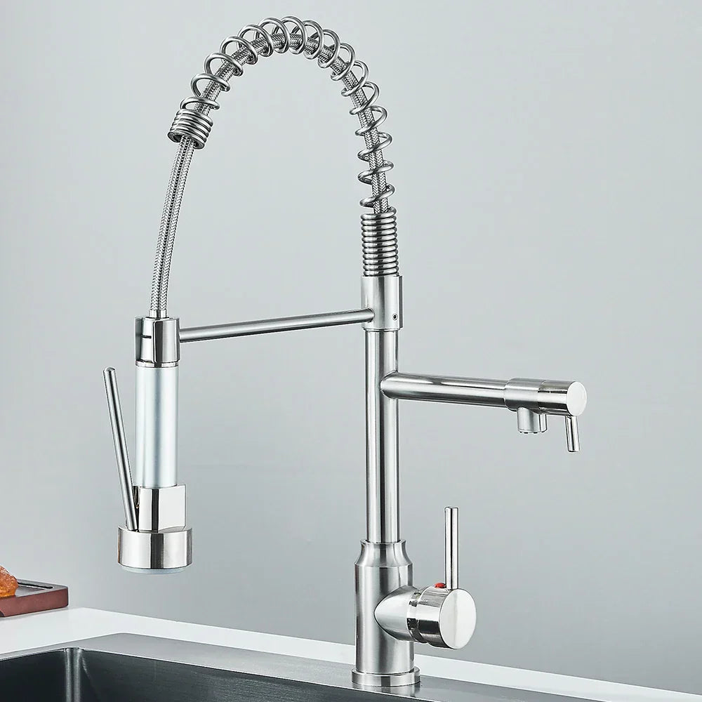 FlexiSpray Faucet - Modern Flexible Kitchen Mixer Tap