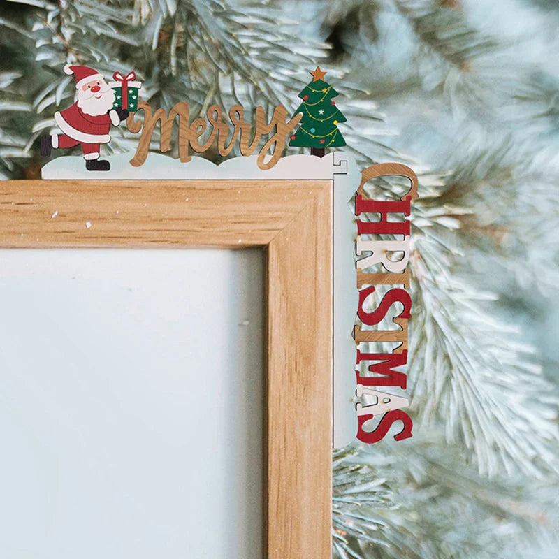 MagicFrame - Unique Wooden Christmas Frame for Decoration