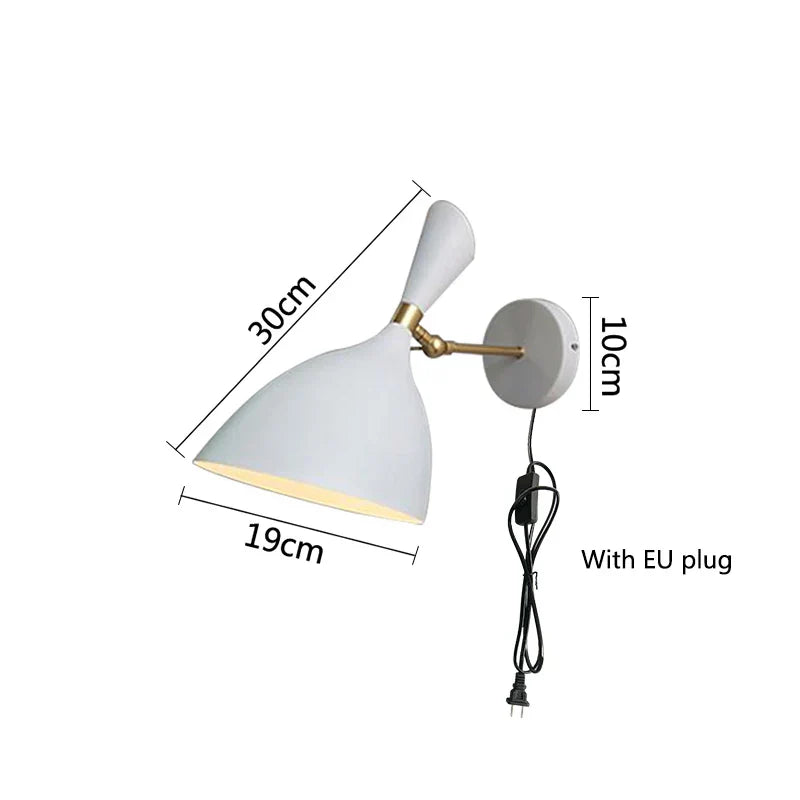 Luminous Haven – Industrial LED Bedroom Lamp