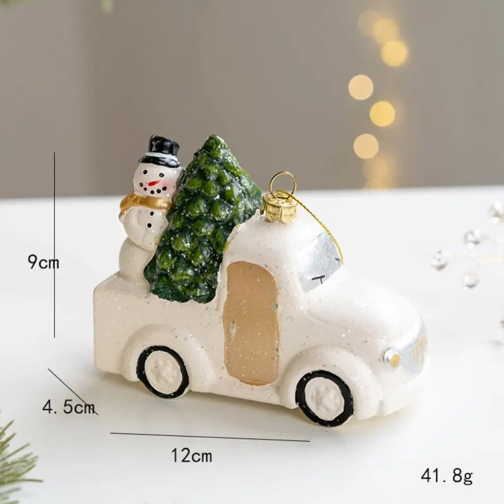 CharmingSnow Christmas Decorations – Enchanting Ceramic Christmas Hanging Decorations