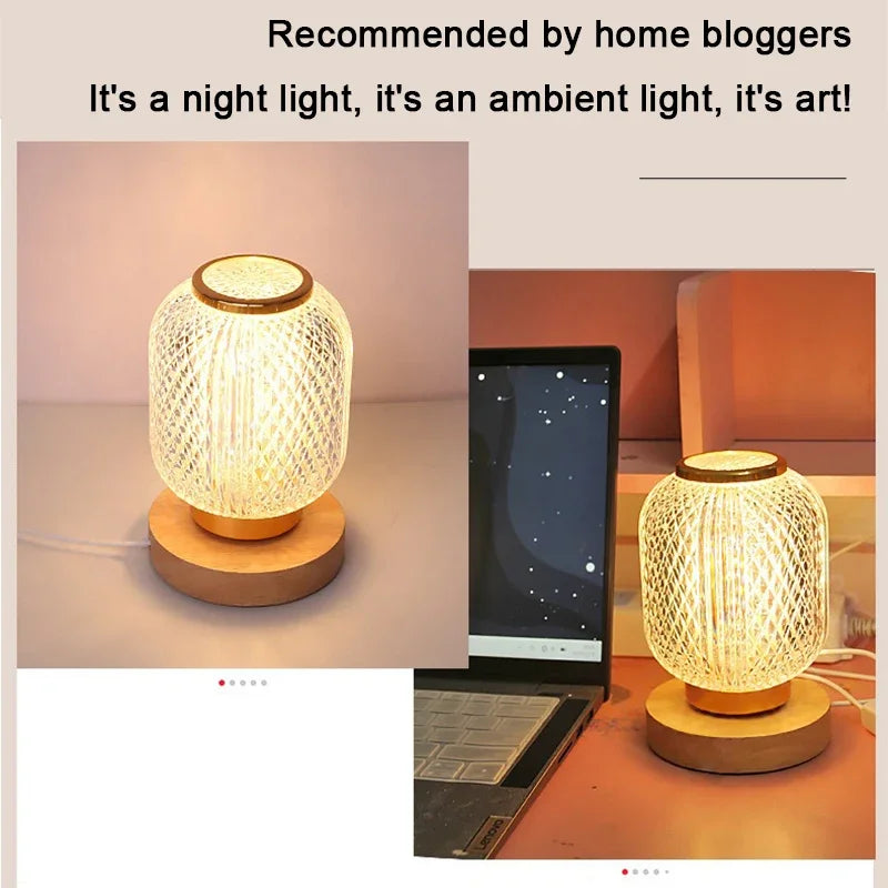 Dimmable Crystal Table Lamp - Stylish Gold Dimmable Table Lamp with Luxurious Crystal Design