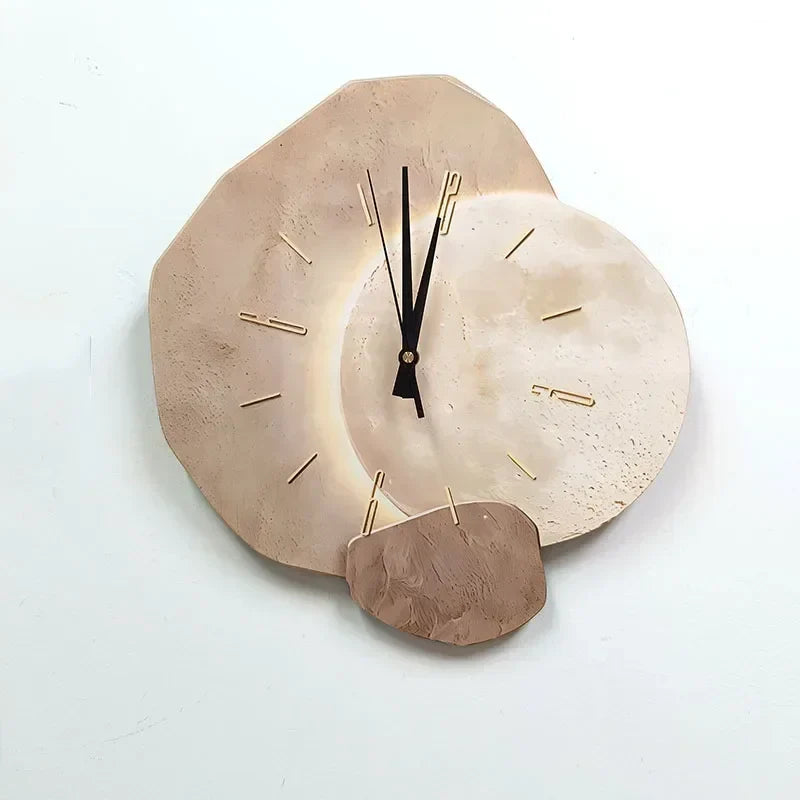 CreamWind Clock – Stylish Modern Wall Clock with LED