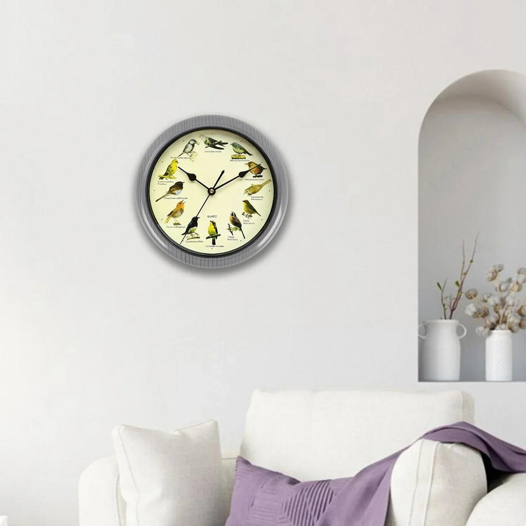 BirdSong Clock – 10 Inch Wall Clock for Stylish Interiors