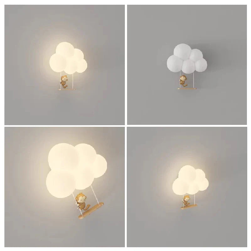 CloudLight – Modern LED Wall Lamp for Kids