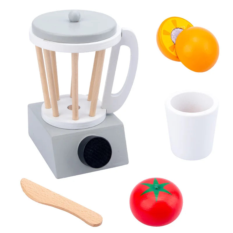 WoodPlay Set – Realistic Wooden Kitchen Toys
