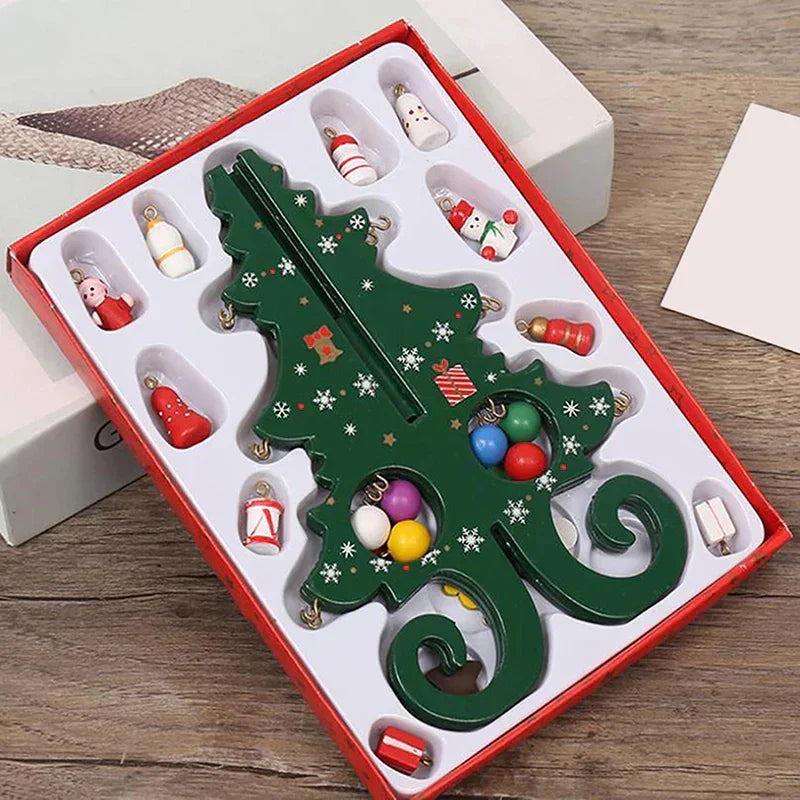 CharmTree Christmas Tree - Handmade 3D Wooden Christmas Decoration