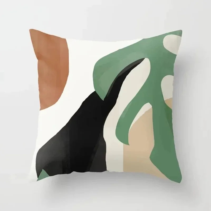 VelvetHaven Cushion Cover - Stylish Botanical Cushion Cover for a Fresh Interior Makeover