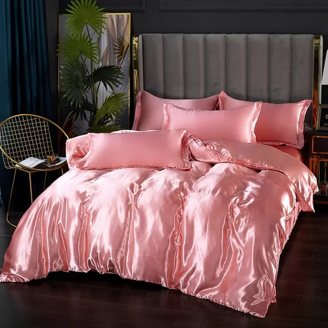 SatinDream Bedset - Luxury Satin Bedding for Dreamlike Nights