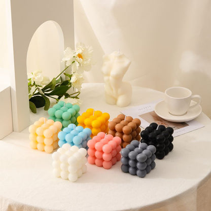 BubbleGlow Candle - Trendy Candle for Your Interiors
