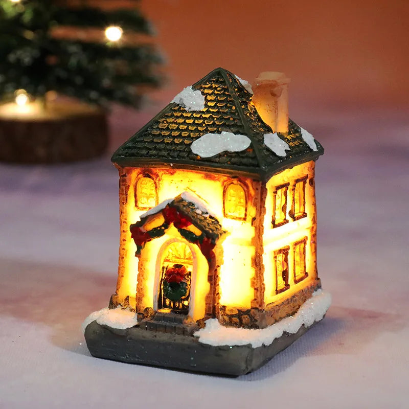 FestiveGlow Decor - House-Shaped LED Lighting for Holidays
