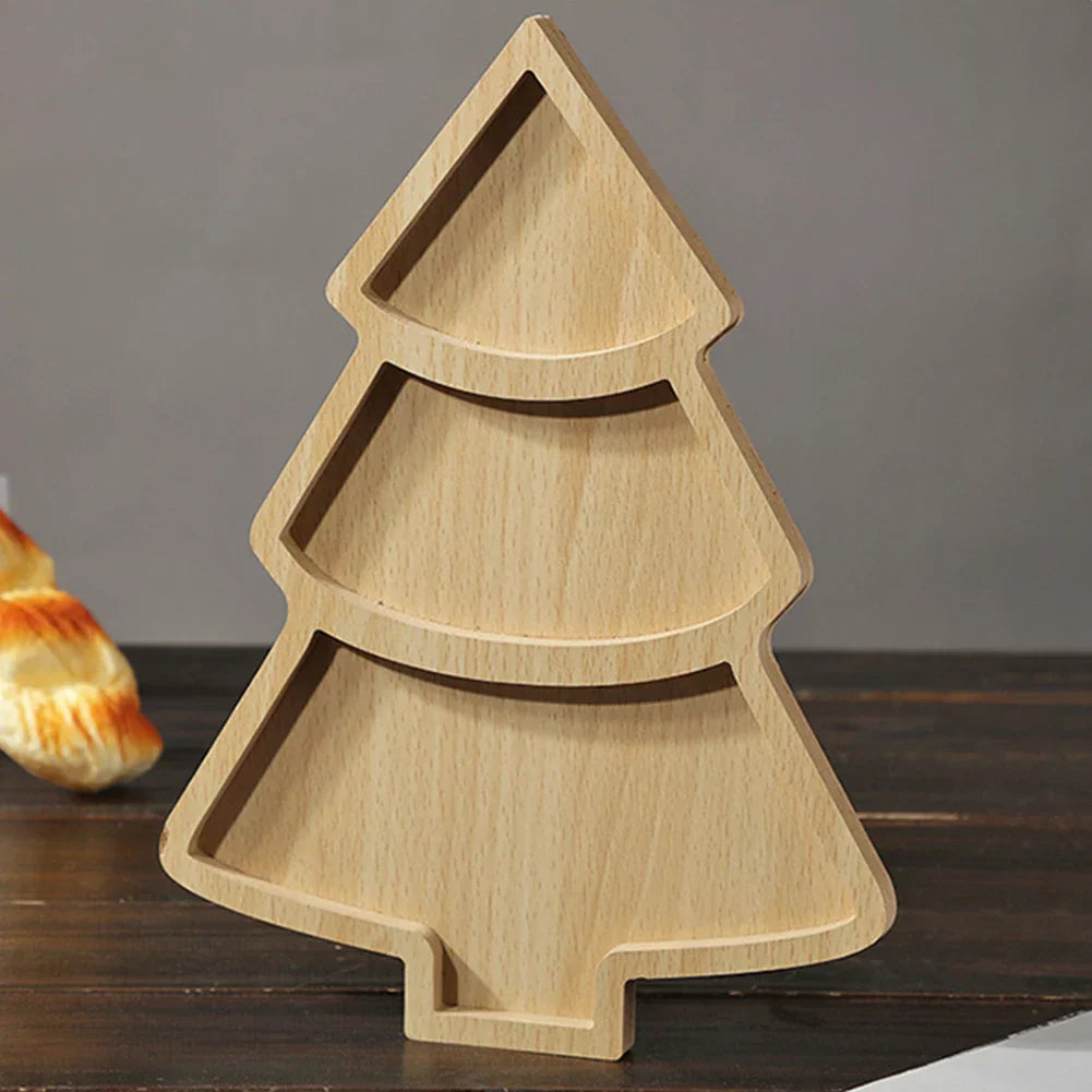 FestiveTree Board - Unique Wooden Serving Board for Holidays