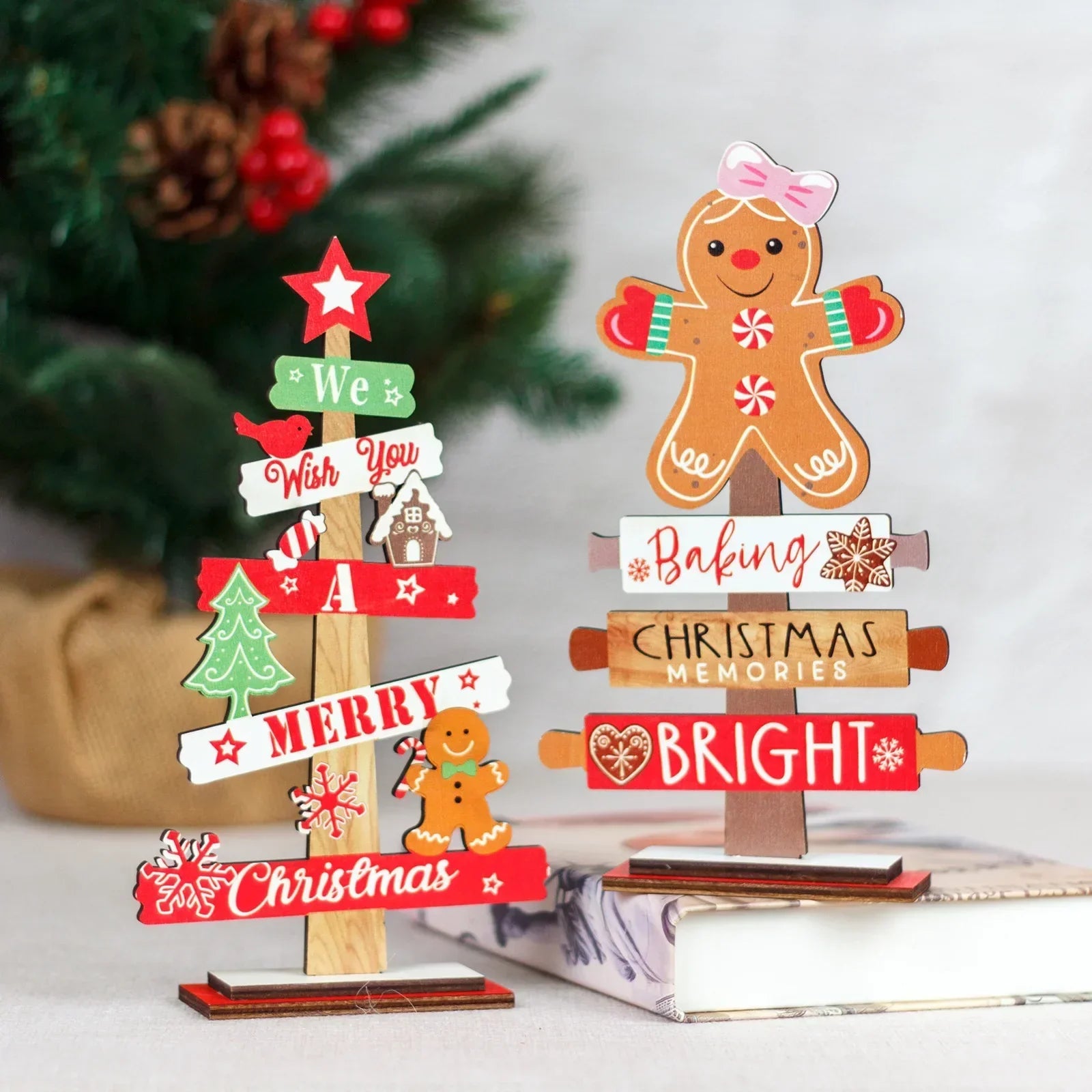 Gingerbread Man Christmas Ornament - Cute Gingerbread Man for Festive Decoration