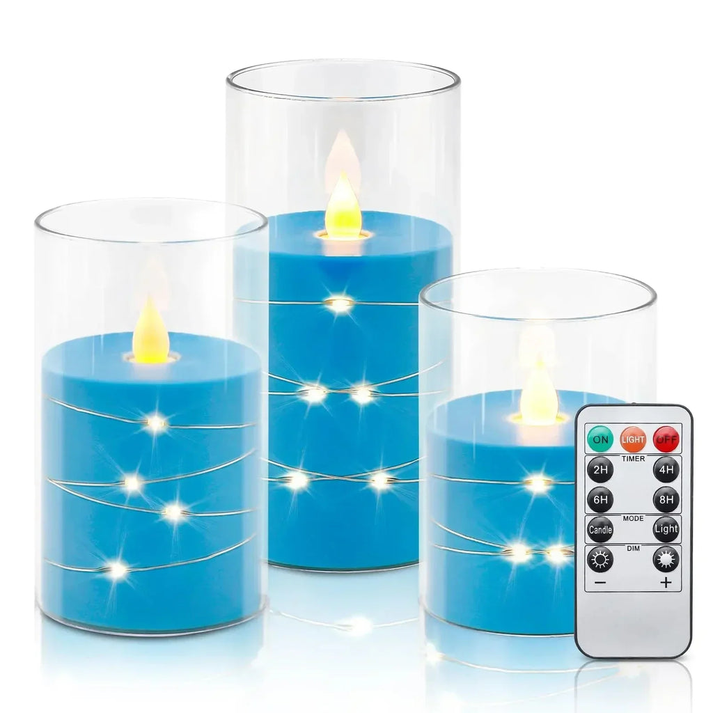 Flameflex LED Candles - Set of 3