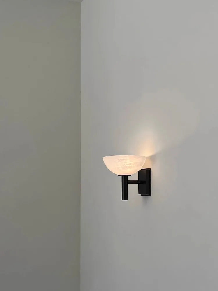 MarbleLuxe – Elegant Antique Marble Wall Lamp